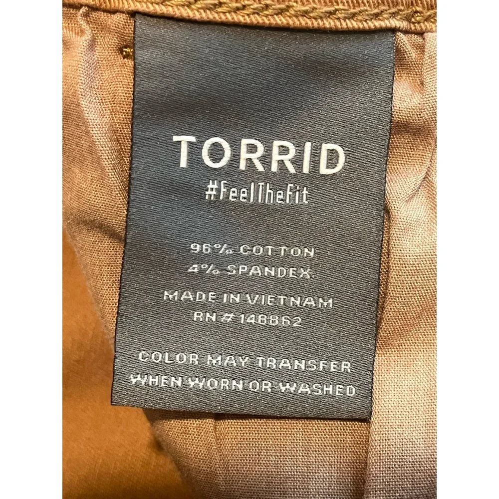 Torrid Brown Wide Leg Trousers Womens Size 16 NWT - Picture 7 of 12